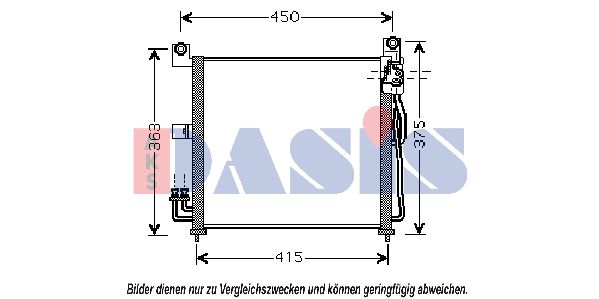 AKS DASIS Kondensaator,kliimaseade 512032N